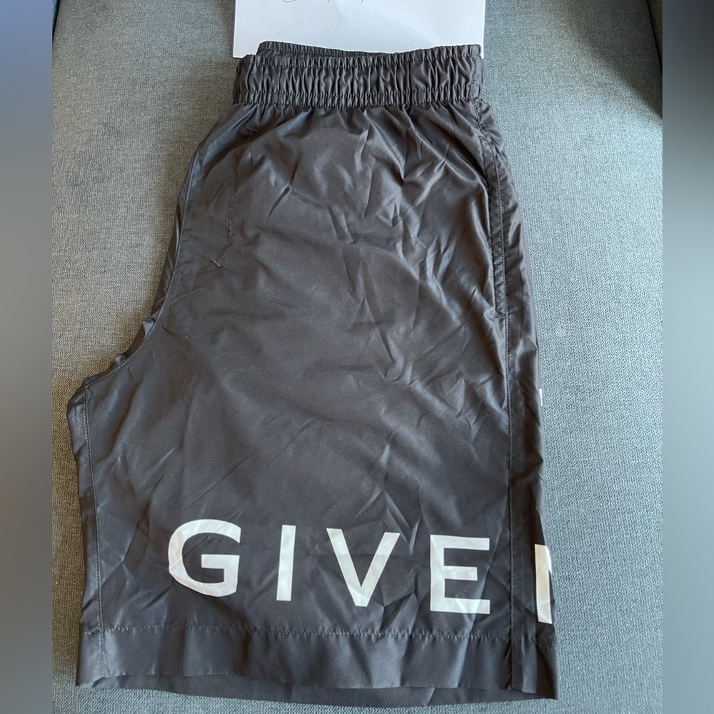 Givenchy Black 4G Long swim short